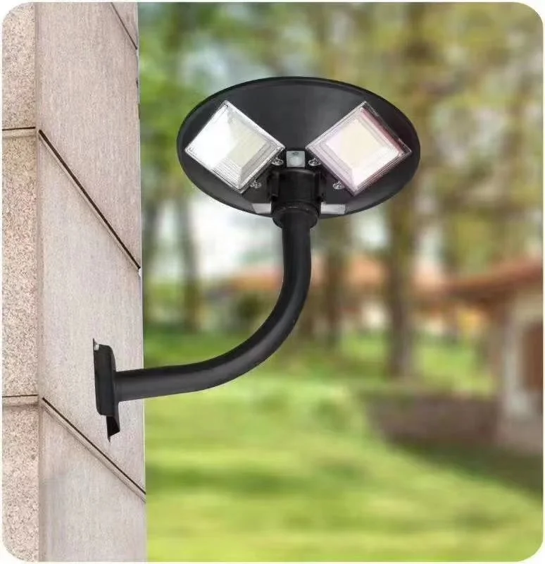 Good quality Black led  street arm pole for solar garden light