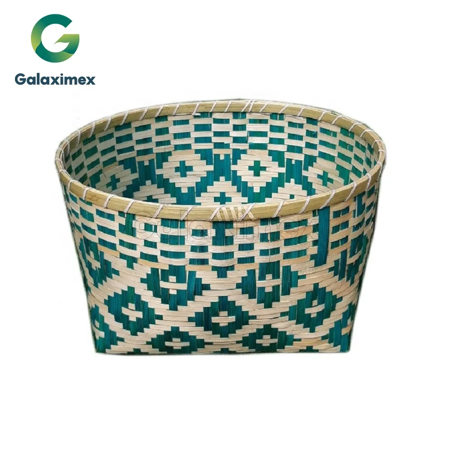 Cheapest Basket Bamboo Storage with Vintage Collection Made in Vietnam Food Storage Baskets Wholesale