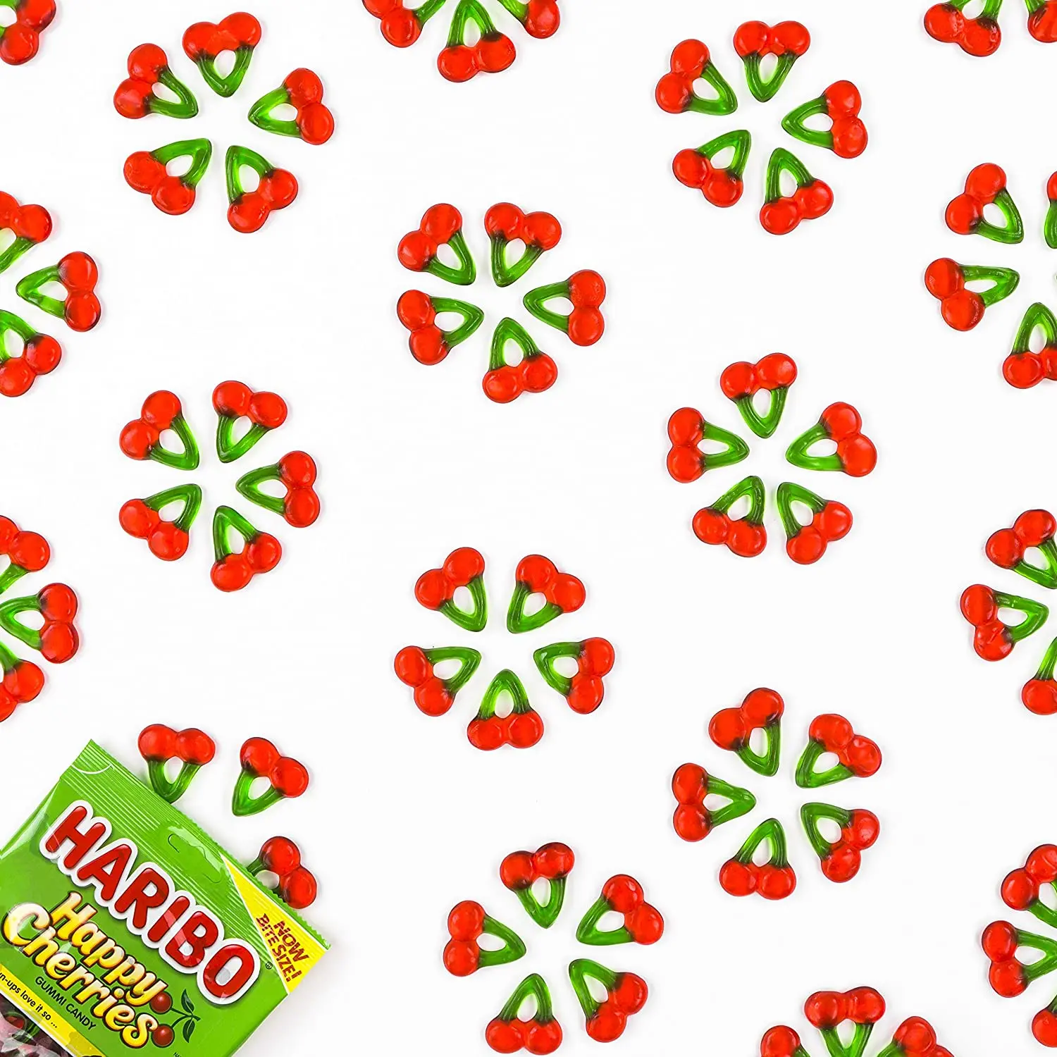 Конфеты Haribo Gummi счастливые вишни пакет на 5 унций (12 шт. в