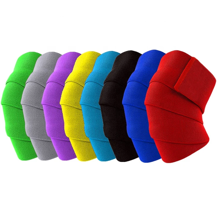 Регулируемый цветной Компрессионный Ремень для фиксации коленного сустава в тренажерном зале