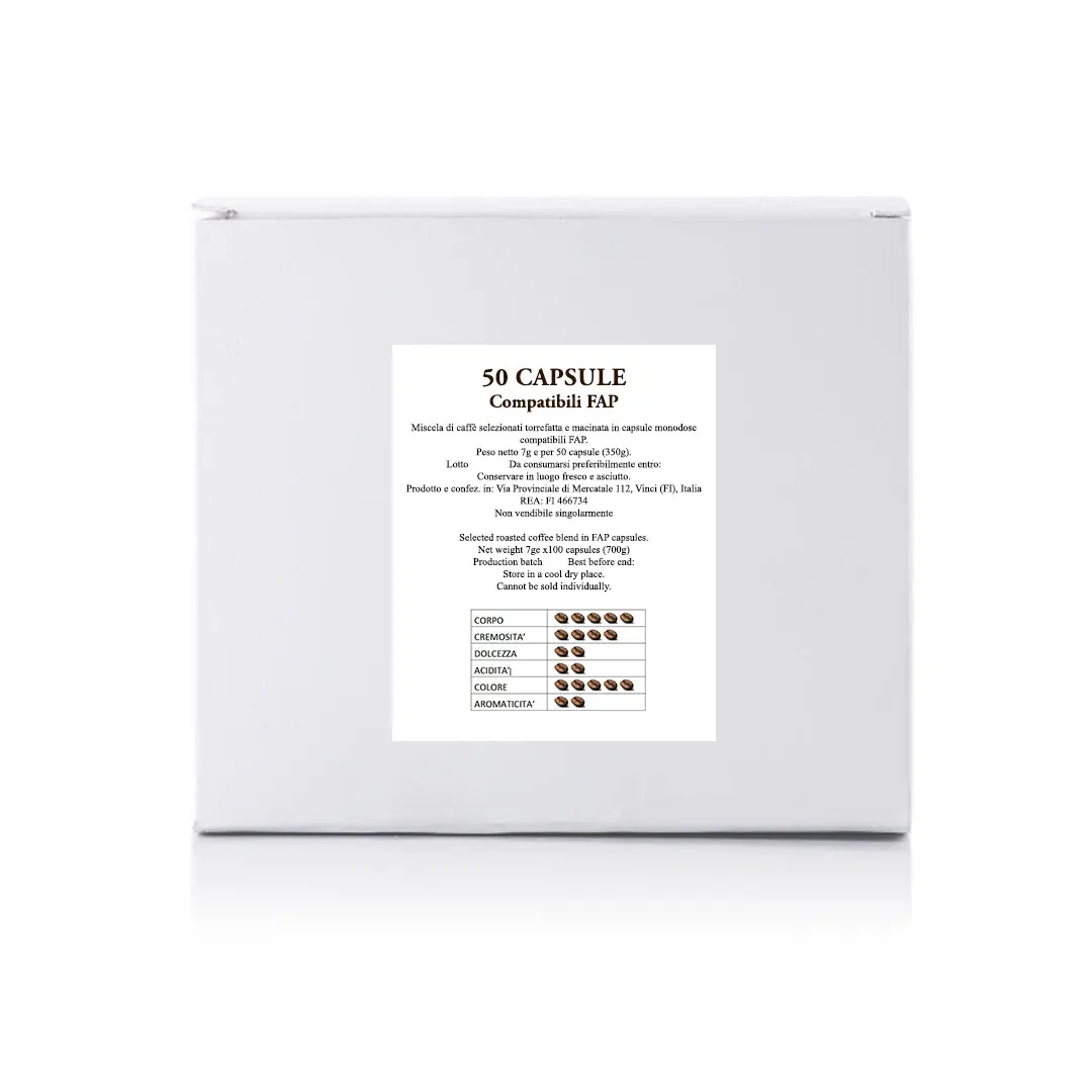 Italian high quality products FAP coffee machines classic compatible coffee capsule for espresso