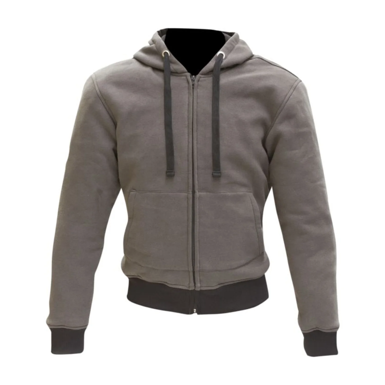 CE Approved High Quality Pure Cotton Moto Bike Hoodies with brass zipper for Men, Prime Protection