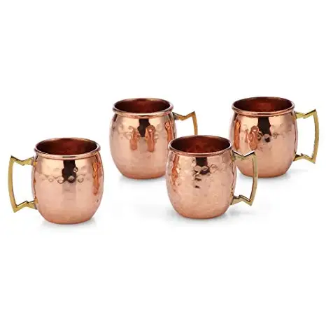 
Moscow Mule Copper Mug Copper Plated Stainless Steel Mug Engraved Beer Drinking Mug Hot sale products 