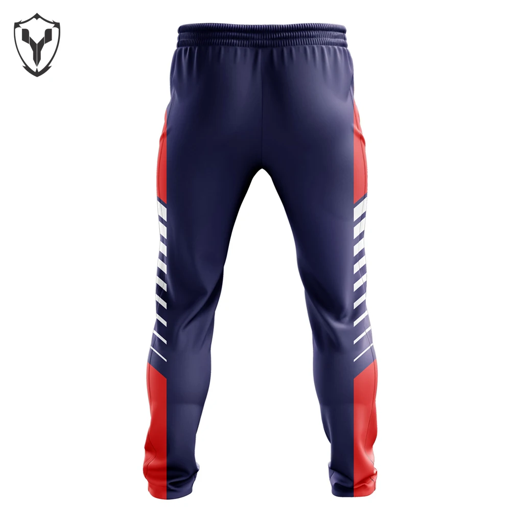 Best Quality Youth Cricket Pants Design Custom Team Logo Number Label Printed New Arrival 100% Polyester 2021
