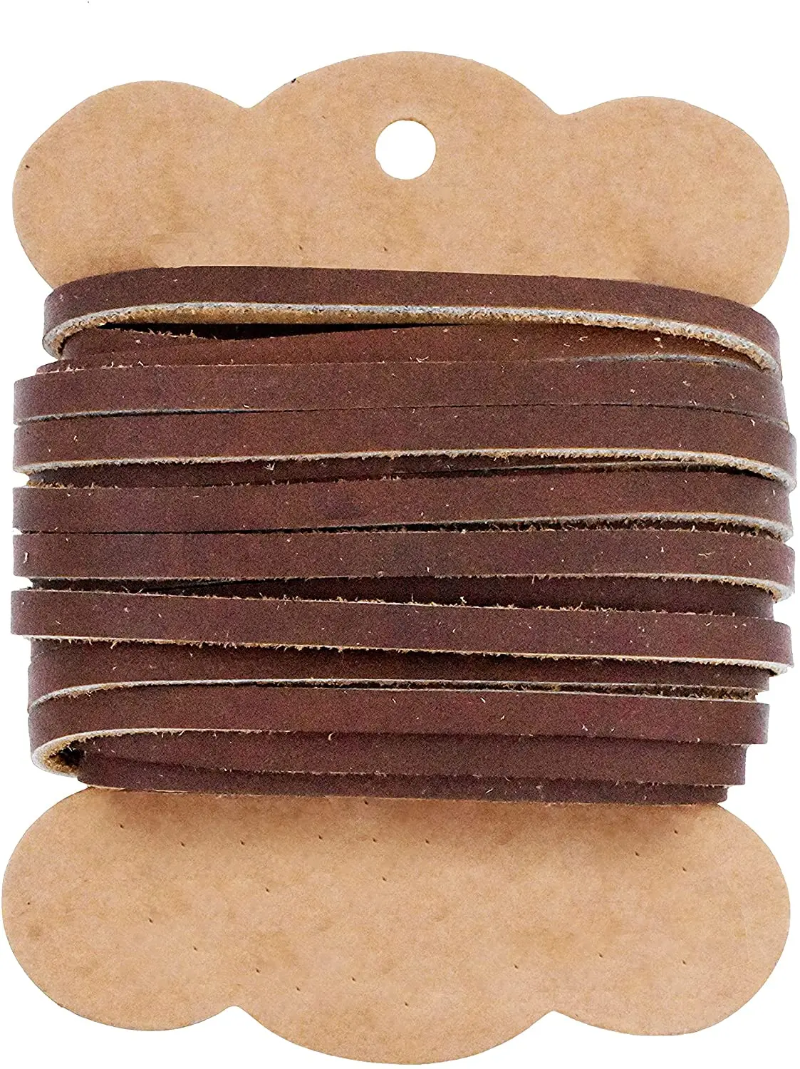 Wholesale 1mm 2mm 3mm 4mm 5mm Genuine Cowhide Distress Flat Leather Strip Cord String Rope Cord Leather Lace Matte Finish