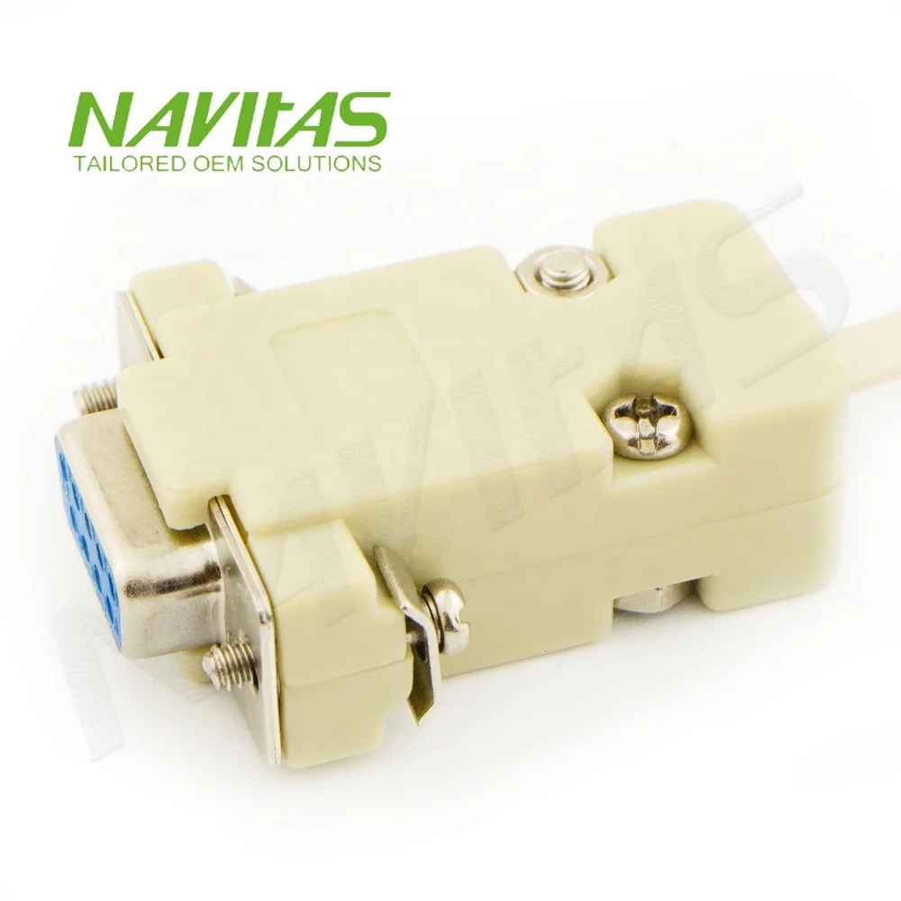 RJ 6pin DB 9pin гнездовой разъем пользовательский кабель в сборе