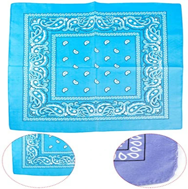 
Bandanas Paisley Cowboy Polyester Headbands 22x22 inch 