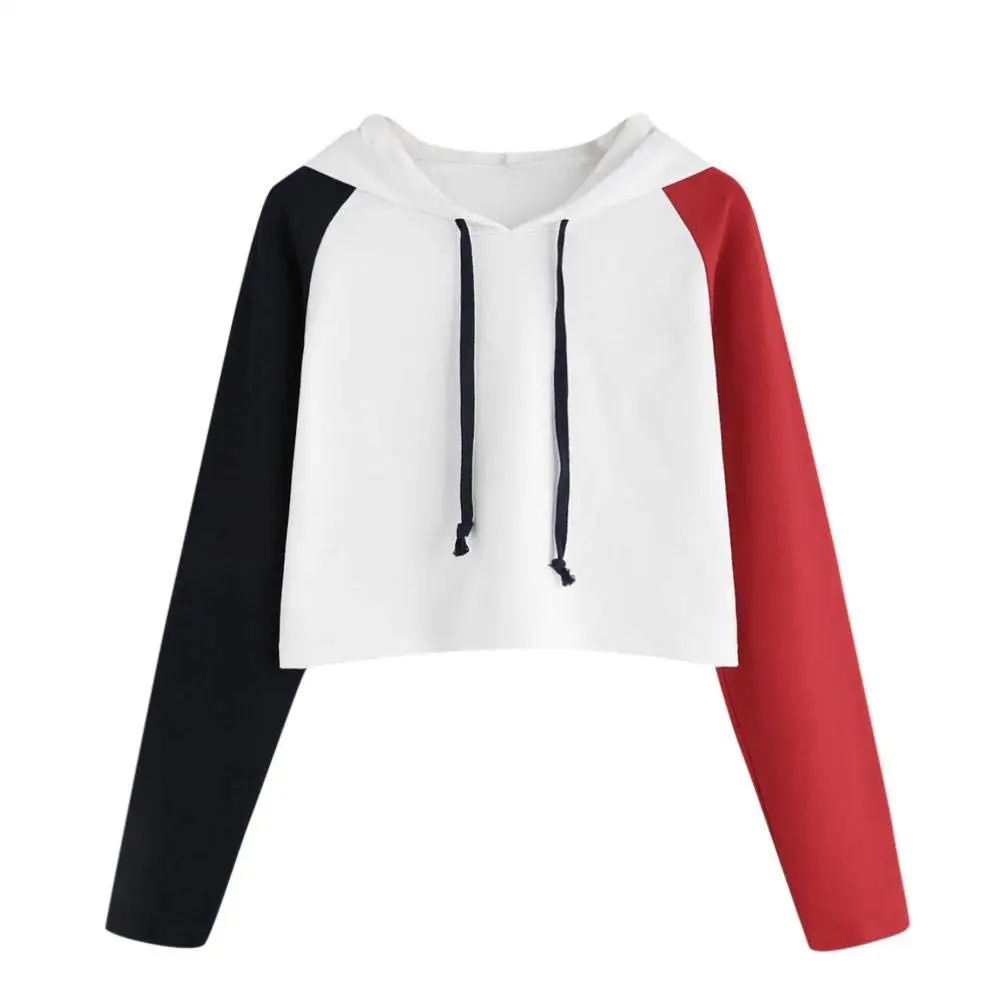 High Quality Custom Wholesale Lady Women Top Pullover Hoodie Crop club Hoodies by Standard International