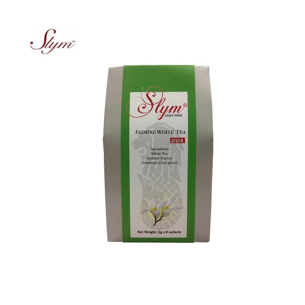 Weight Loss Health Slym Instant Tea Powder Jasmine White Flower Tea Drink