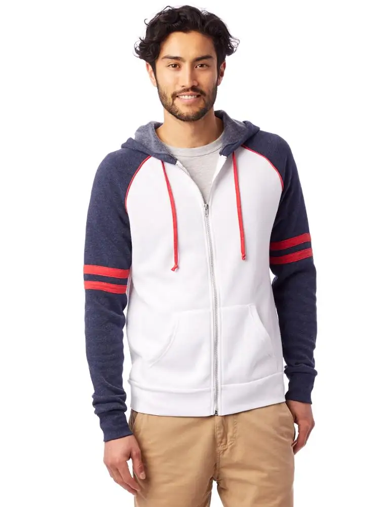 2021 Стильная мужская толстовка на молнии из 100% флиса