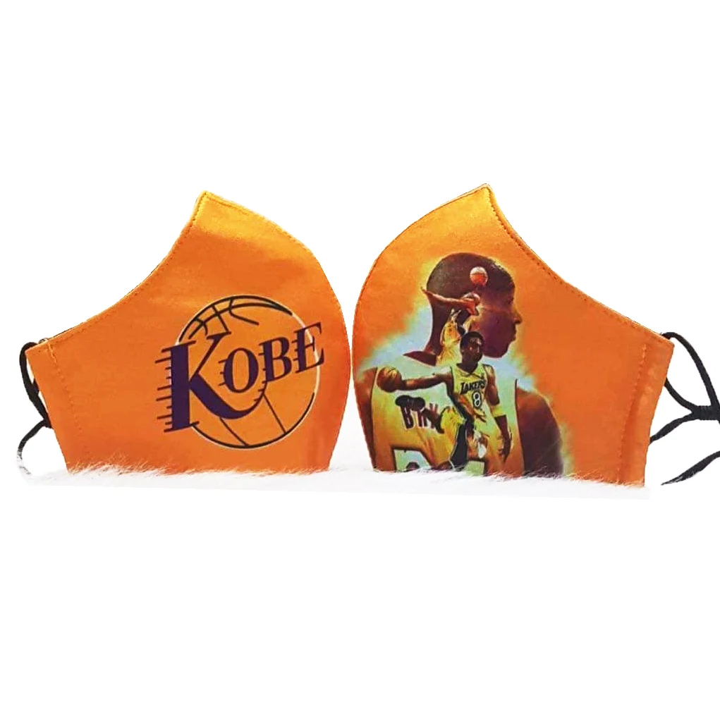 Custom LOGO 3D Print 3 ply Reusable FaceMas k Washable Sport American Football Teams NFL IAI Patriots Cowboys Lakers mas k Custo