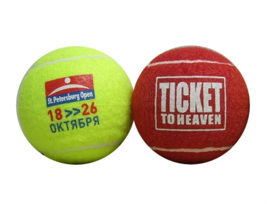 promotional colourfull tennis ball popular design