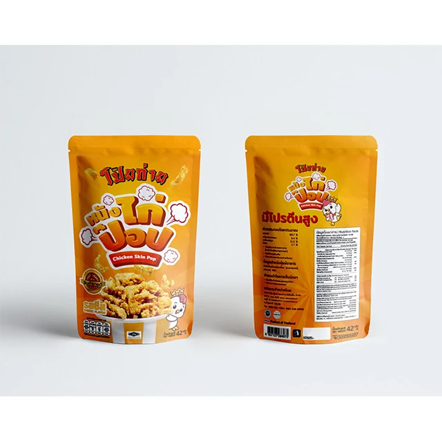 Хрустящие жареные куриные изделия Poygai со вкусом сыра 42 г. Высококачественные закуски из таиланда для экспорта оптовая продажа