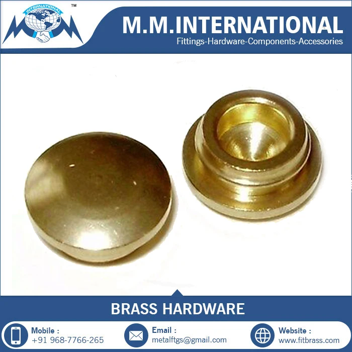 Brass Hex Type Threaded Pipe Fitting Plug For Plumbing Fittings For Water Stopping