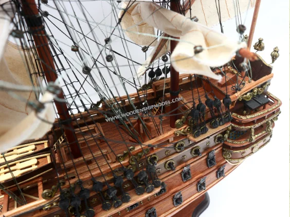 WOODEN SAN FELIPE 60cm MODEL TALL SHIP/ WOODEN TALL SHIP/ CRAFT SHIP MODEL