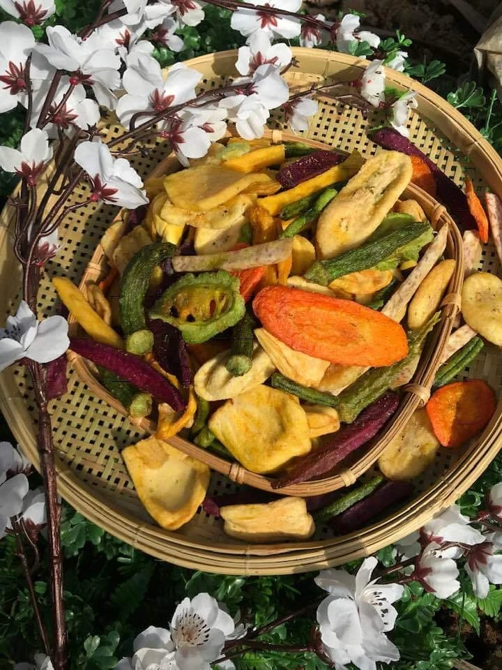 Оптовая продажа смешанные чипсы для сушеных фруктов и овощей 100% из Вьетнама Shyn Tran +