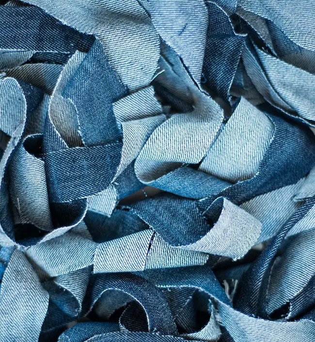 Hot Selling Denim Fabric Waste Cotton Textile 100% Denim Fabric Cutting Waste From Bangladesh