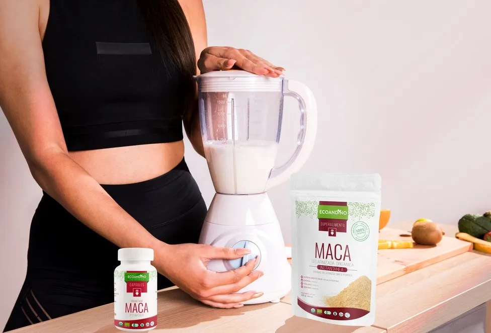 8.8 Ounce 250G ECOANDINO Organic Gelatinized Maca Powder