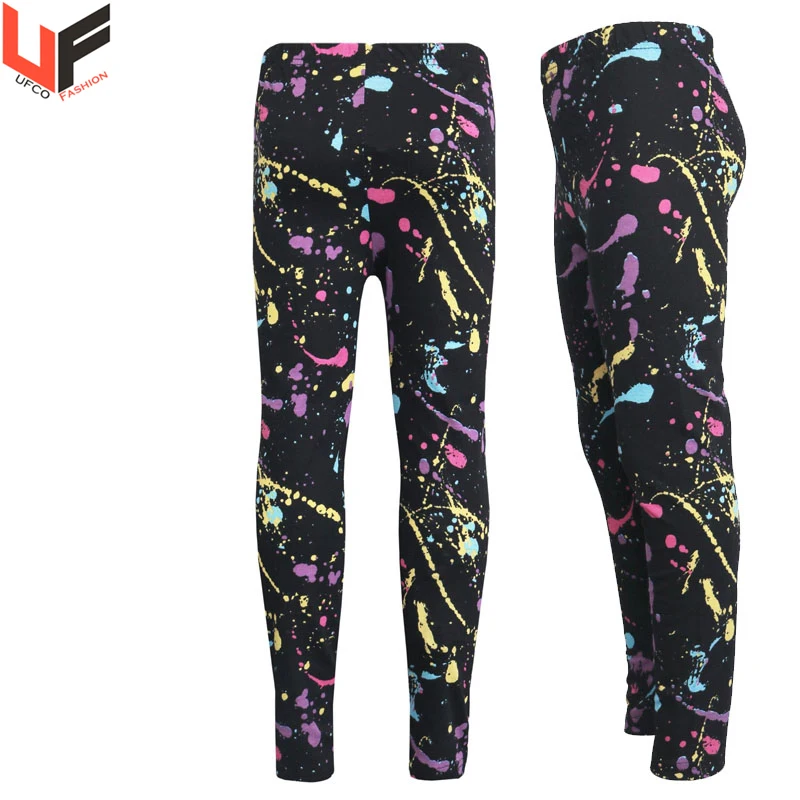 Sublimation Women Leggings With Stripes Printing Fitness Leggings Mid Waist Stretch Women Legging