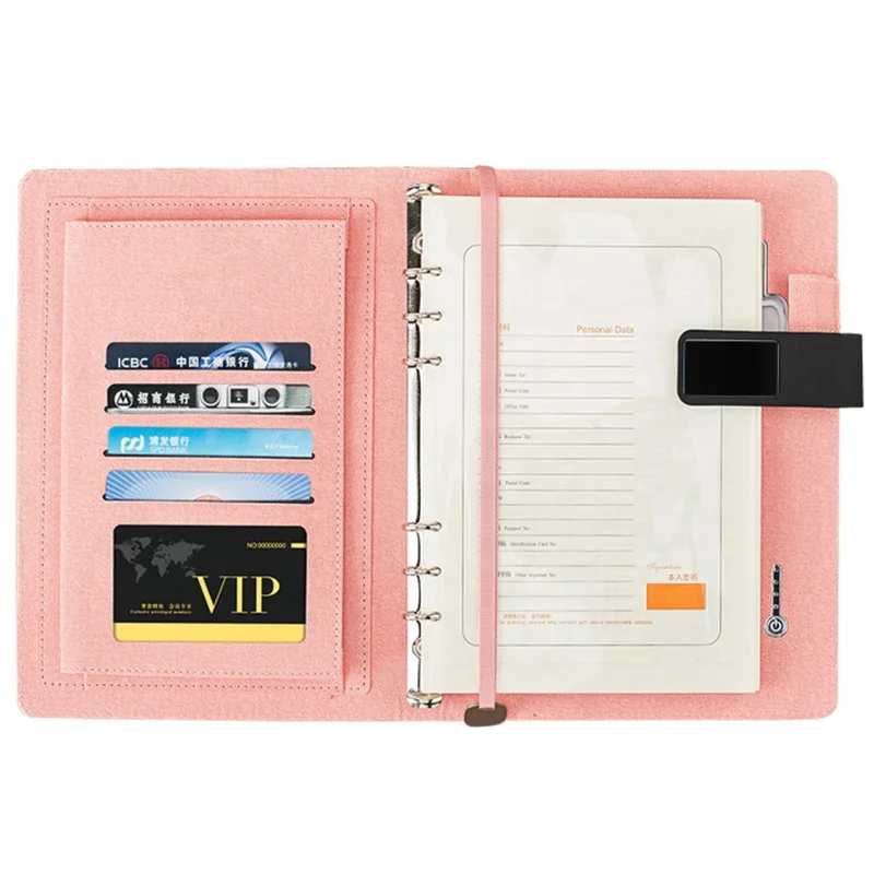 Company Presents a Multifunctional A5 Power Notebook Business Notebook With Customizable Logo As a Gift