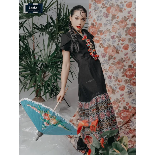 Лидер продаж тайские повседневные женские платья премиум-класса ручная работа Лада Лана коллекция 019 набор «рыбий хвост»