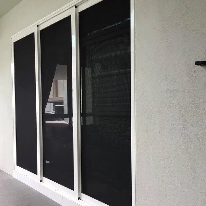 Arxtech Customize OEM Aluminium Frame Stainless Steel Security Mesh Net Sliding Door Manufacture In Malaysia