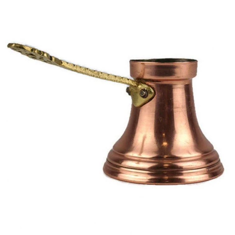 Unique Turkish Greek Arabic Coffee Pot Stove-top Coffee Pot with Brass Handle Warmer With Different Cezve Ibrik Briki Engraved