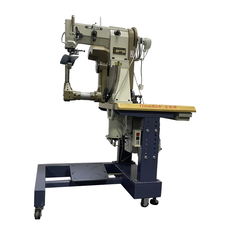 Swing Arm Heavy Duty Right Angle Side Portable Bag Sewing Machine GR-168FB