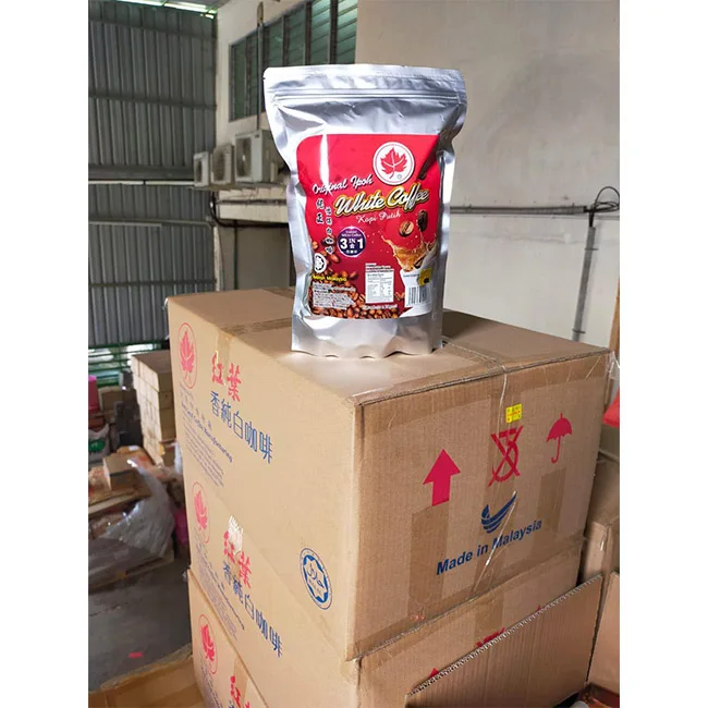 High Quality Instant Premix 3 in 1 Original White Coffee 1kg, 1 Carton 28 packs Suitable For Restaurant & Cafe