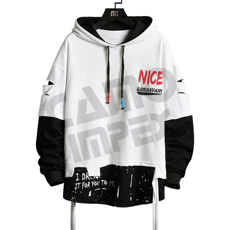 2022 Spring Autumn New Streetwear Hoodies Men Fashion Print Harajuku Style Hoodies Long Sleeve Mens Hoodie Casual Pullover