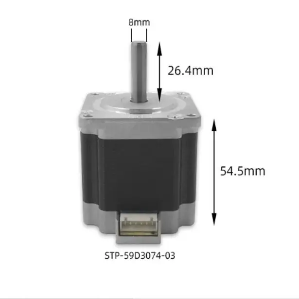 Shinano Kenshi STP-59D3074-3 1.22Nm 2 phase micro hybrid direct plug-in 4 wire nema 23 stepping motor 8mm shaft diameter