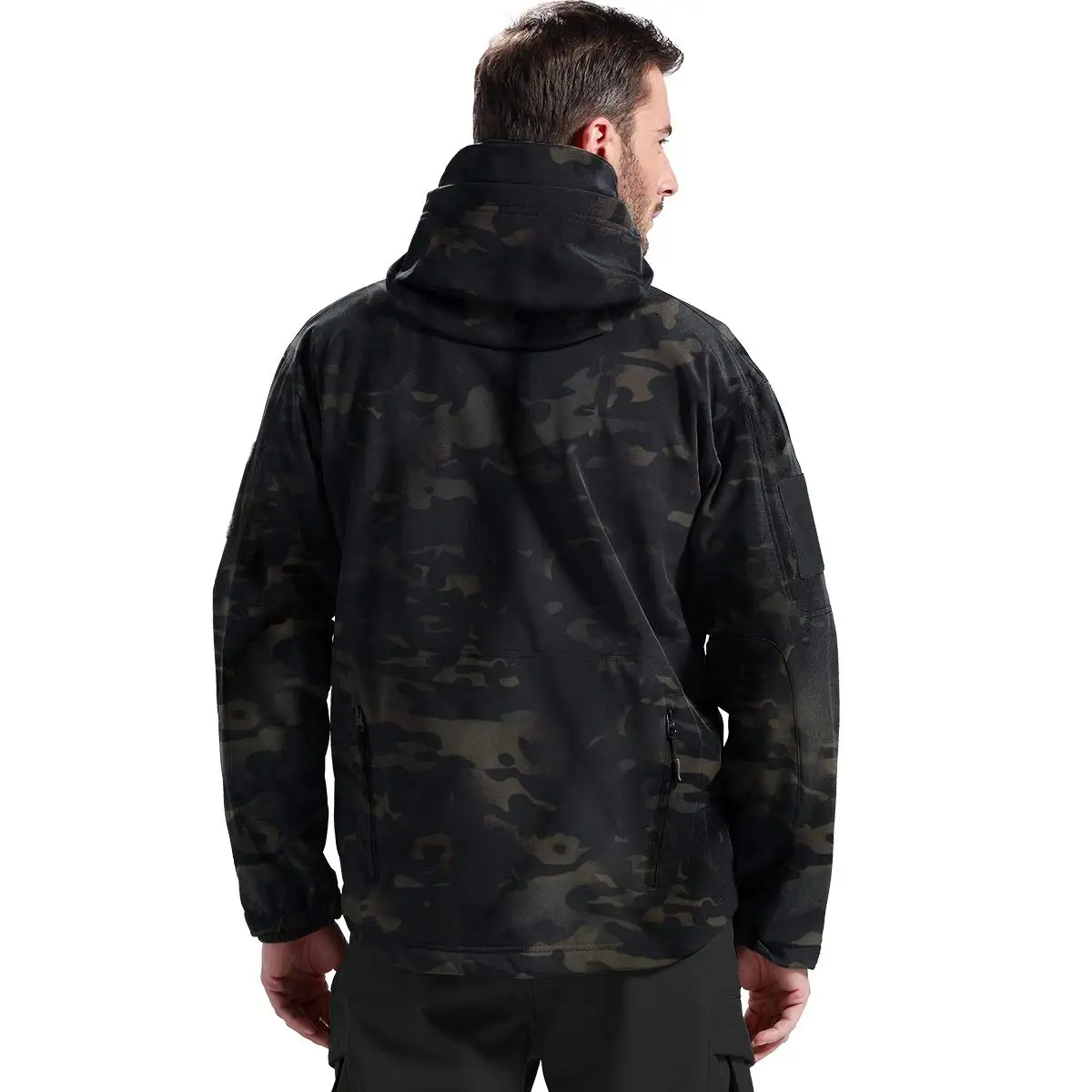 Custom Men Tactical Camo Softshell  Waterproof Jacket Men, Military Camouflage jackets