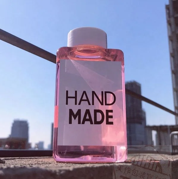 hot sale PET beverage square bottle 300ml, 500ml,600ml