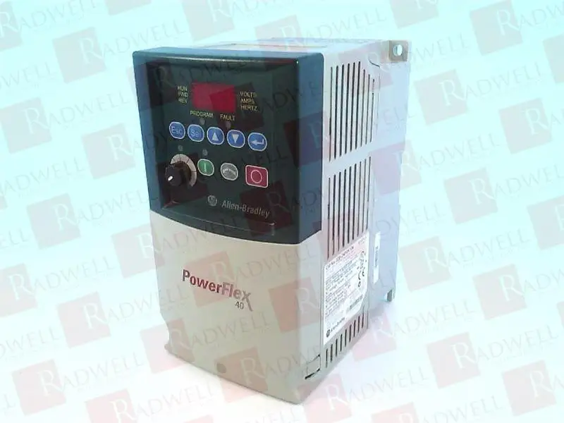 Allen Bradley 22B-D024N104 Used Tested Cleaned Drive PowerFlex 40 480VAC 3PH 24.0A 11KW 15HP No Filter Variable Frequency