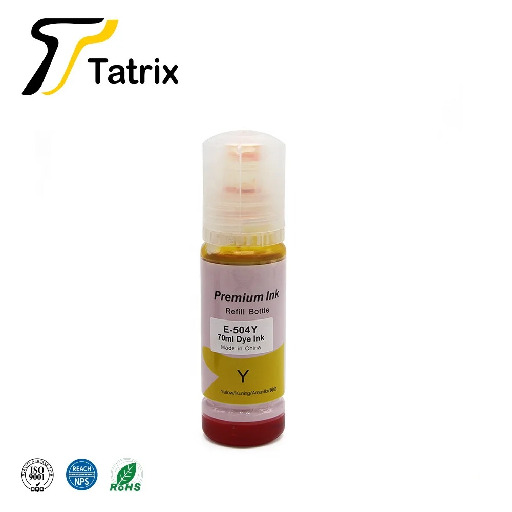 T504 504 Tatrix Премиум совместимый эко цвет на водной основе бутылки пополнения навалом струйных чернил для Epson Ecotank L4150