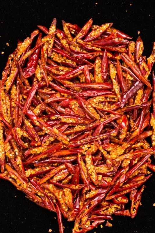 Dried chilli snack