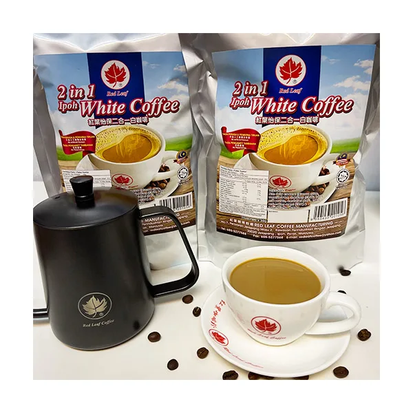 Оптовая продажа Лучшая цена 2 в 1 кофе порошке красный лист бренд с вкусным горьким вкусом низкие калории