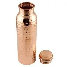100% Pure & Handmade Hammered Copper Water Bottles Manufacturer | Leakproof Matte Copper Bottles | Fitness Custom Water Bottle