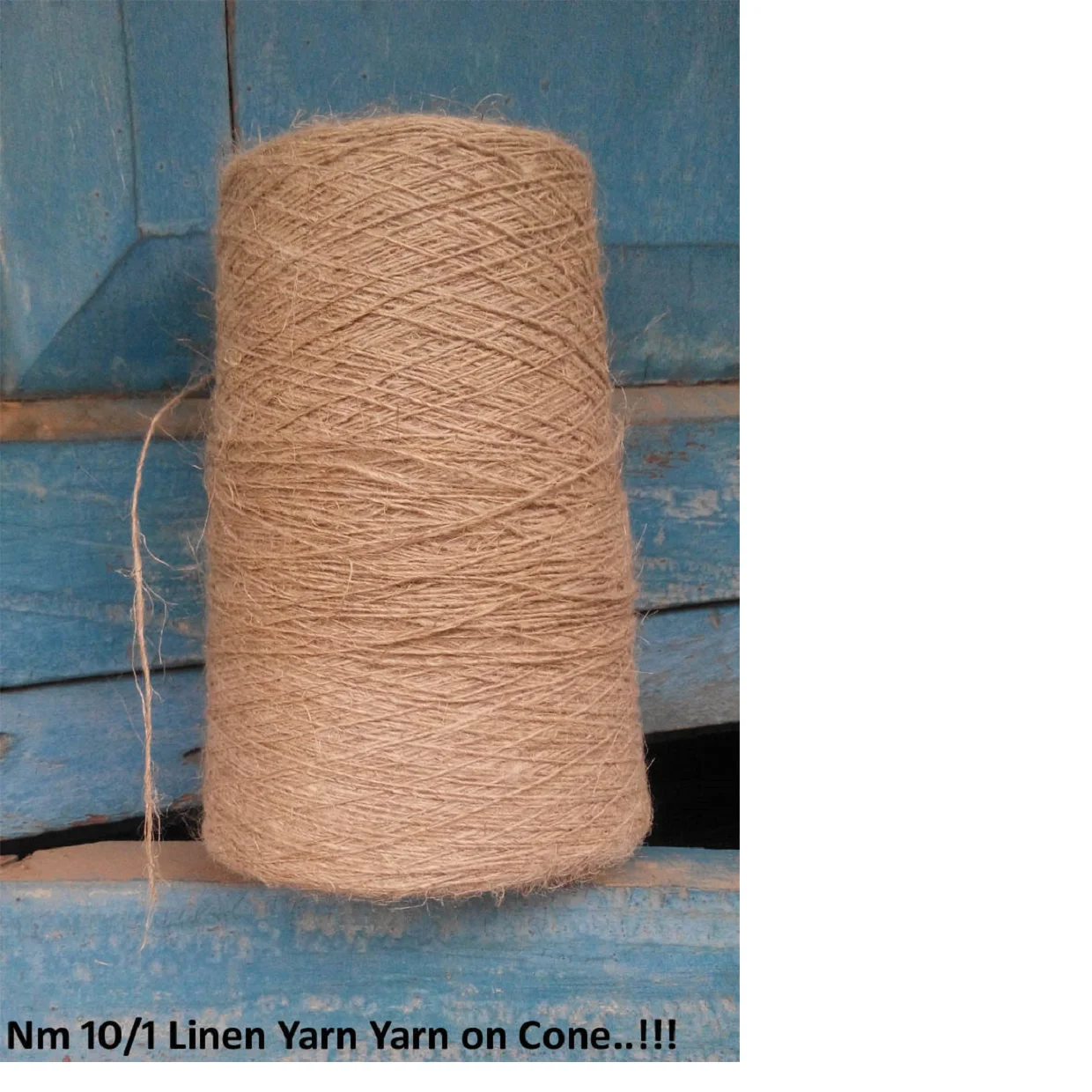 custom made natural linen yarns in cone for spinner and weavers, custom dyeing also available for your colors