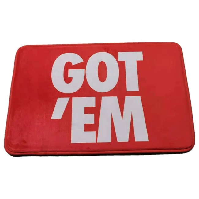 drop shipping SUP Coral fleece mat Keep off Flannel mat Custom Printed  Sneaker Keep off  Door Floor Mats Doormats