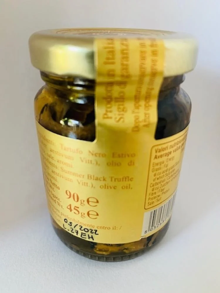 Italian Sliced Summer Black Truffles 90g and