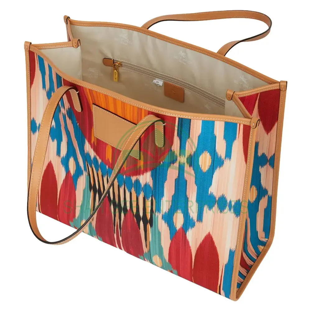 Custom Logo Printed Recyclable Plain Cotton Canvas Shopping Tote Bag Custom Large Capacity Canvas Tote Bag