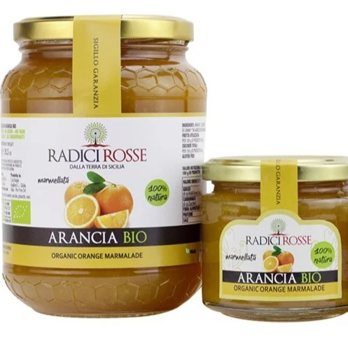 Italian Organic Orange Marmalade Canned Natural Mixed Fruit 100% Orange Fruit Canned Orange Jam Fruit Canned