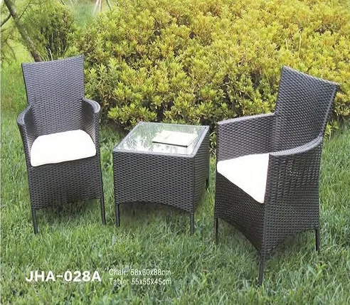 Компактный уличный комплект стульев и столов, комплект двухместной мебели для патио, сада, балкона