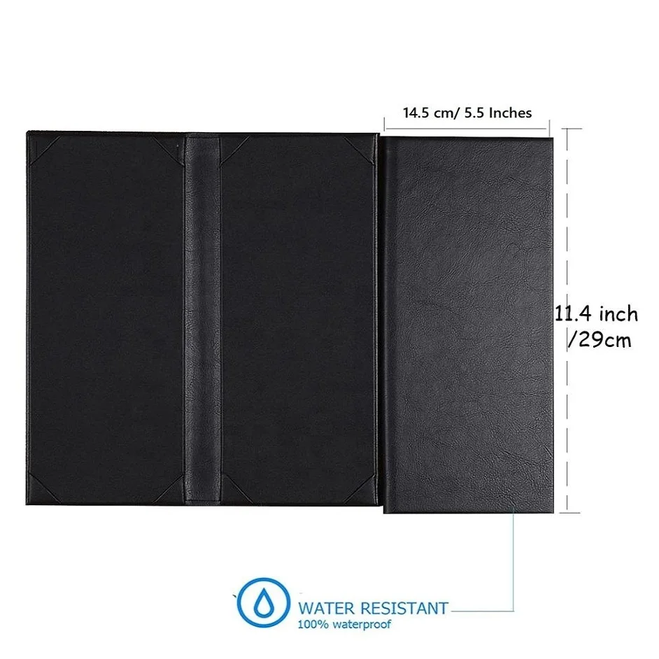 Wholesale Price Leather Card Menu Board Hotel Guest Server Book Bill Folder Writing Note Pad Holder