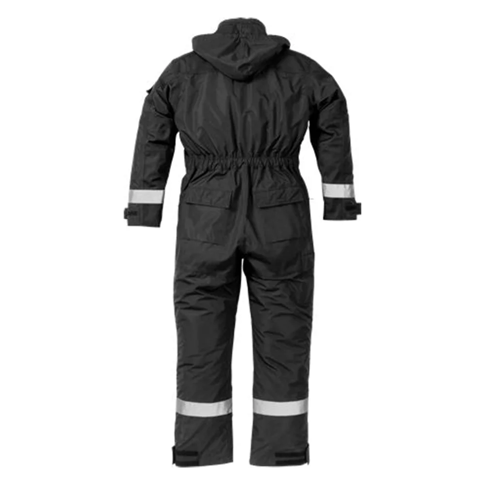 Customized Waterproof Overall Workwear Winter Thermo Overall with Reflective Tape for Mens Waterproof Industry  Winter Coveralls