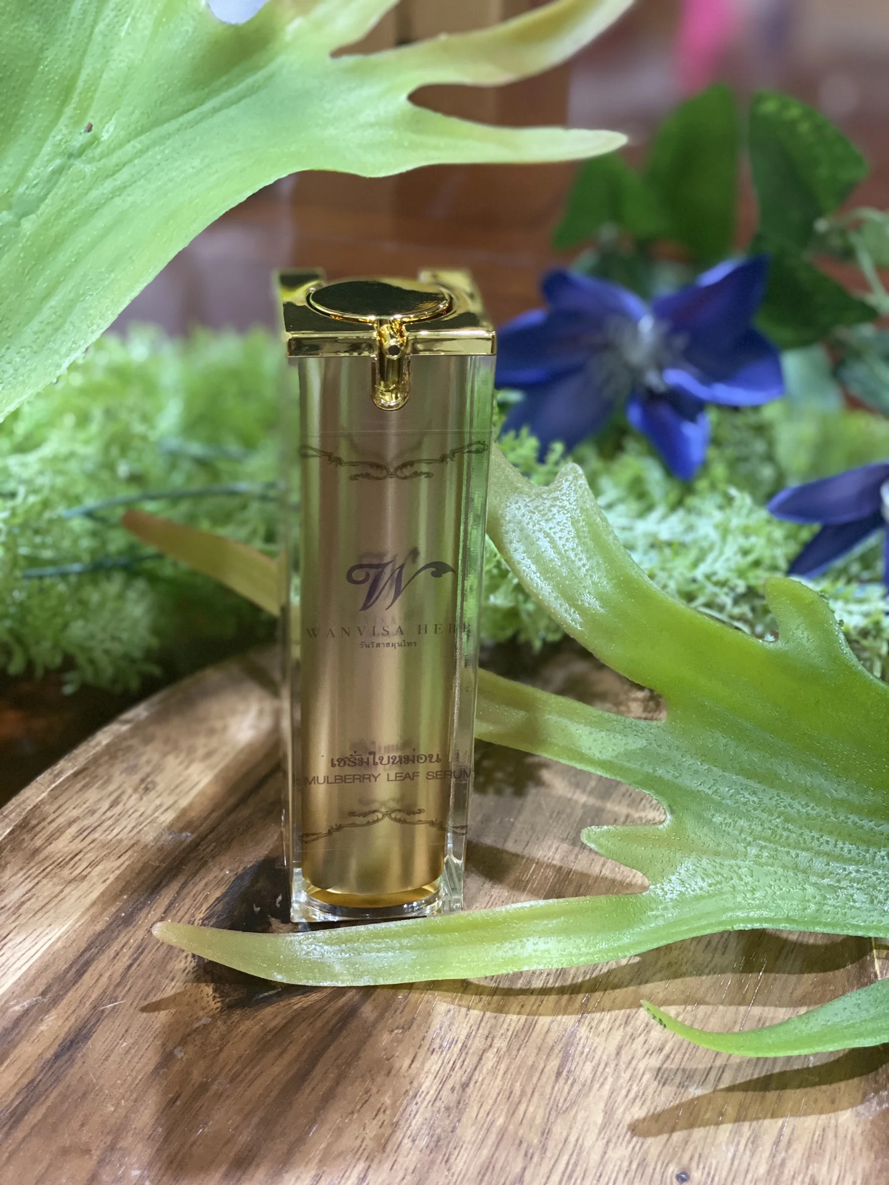 Herbal Mulberry Leaf Extract Serum Moisturizing Nourishing Pigmentation Corrector Anti-Wrinkle Face Neck Eyes Treatment Oil