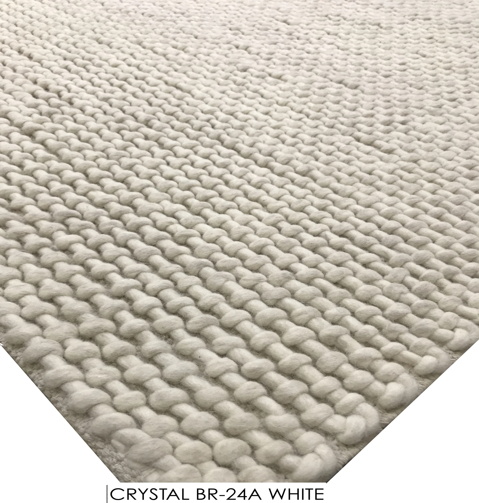 Looped Braided Wool Rug