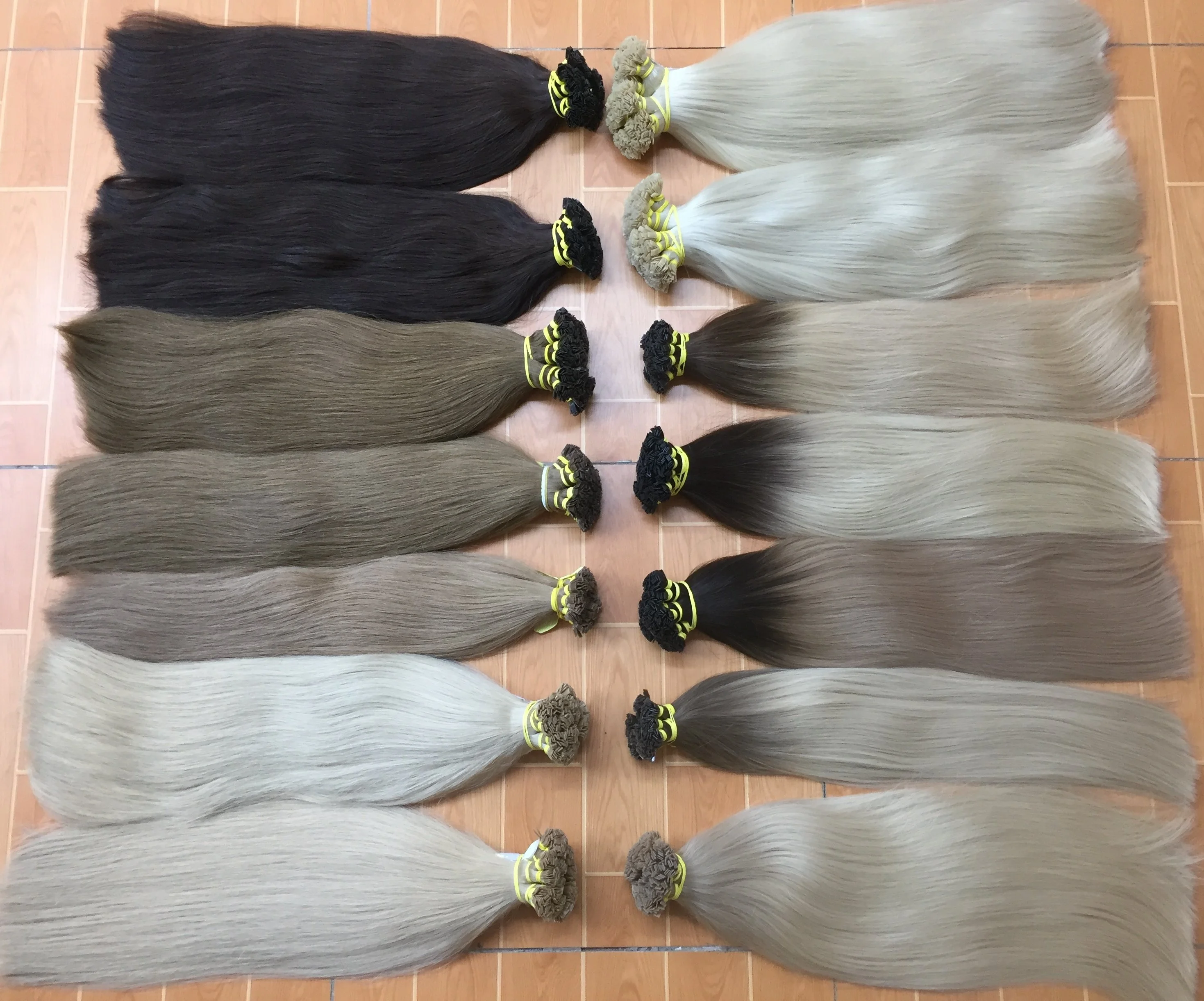 Top keratin flat tip silk soft quality wholesaler