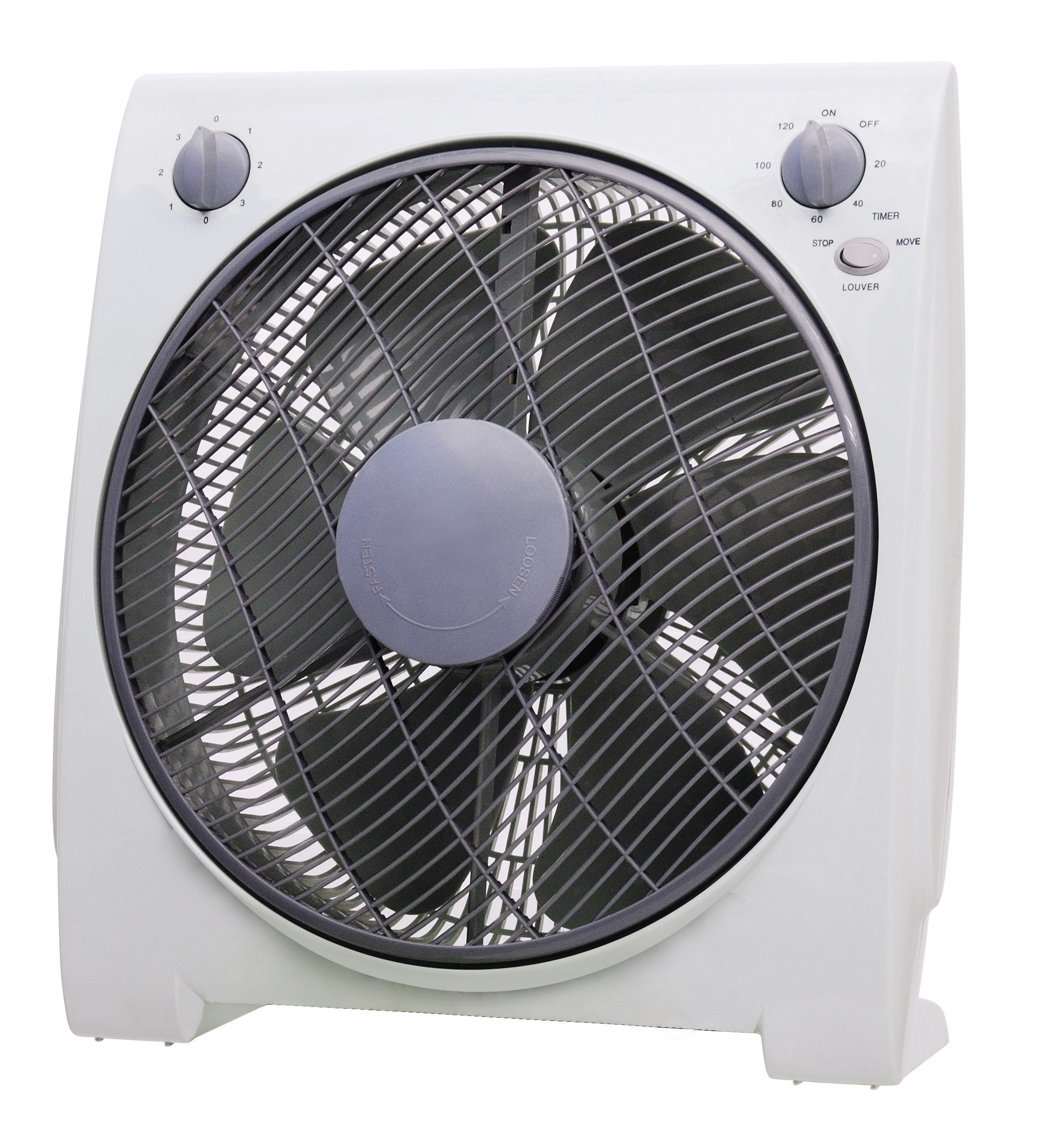 Household electric Wholesale portable 12 inch square box fan used in room